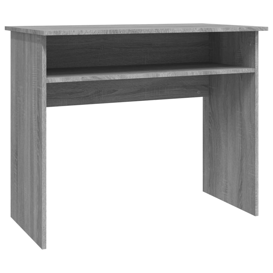 Bureau 90x50x74 cm bewerkt hout grijs sonoma eikenkleurig Grijs sonoma