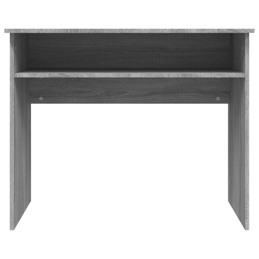 Bureau 90x50x74 cm bewerkt hout grijs sonoma eikenkleurig Grijs sonoma