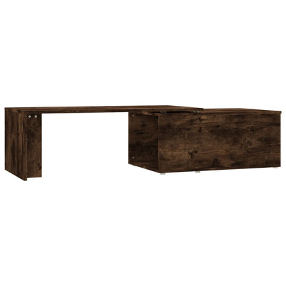 Salontafel 150x50x35 cm bewerkt hout gerookt eikenkleurig Gerookt eiken