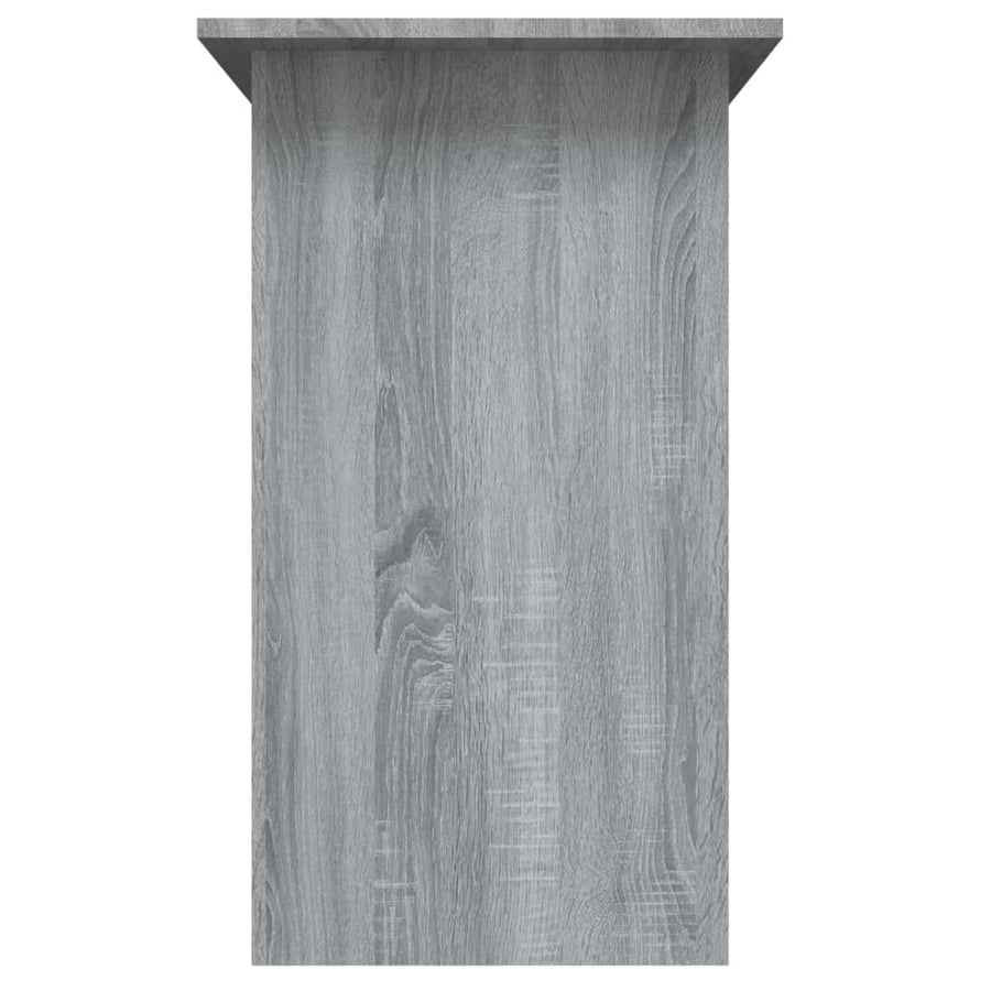 Bureau 80x45x74 cm bewerkt hout grijs sonoma eikenkleurig Grijs sonoma