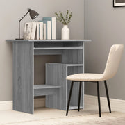 Bureau 80x45x74 cm grijs sonoma eiken