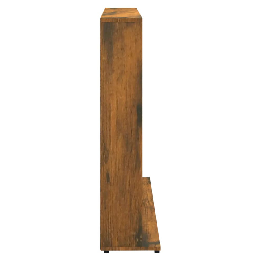 Cd-Kast 02X23X89,5 Cm Bewerkt Hout Kleurig 102 x 23 x 89.5 cm Gerookt eiken