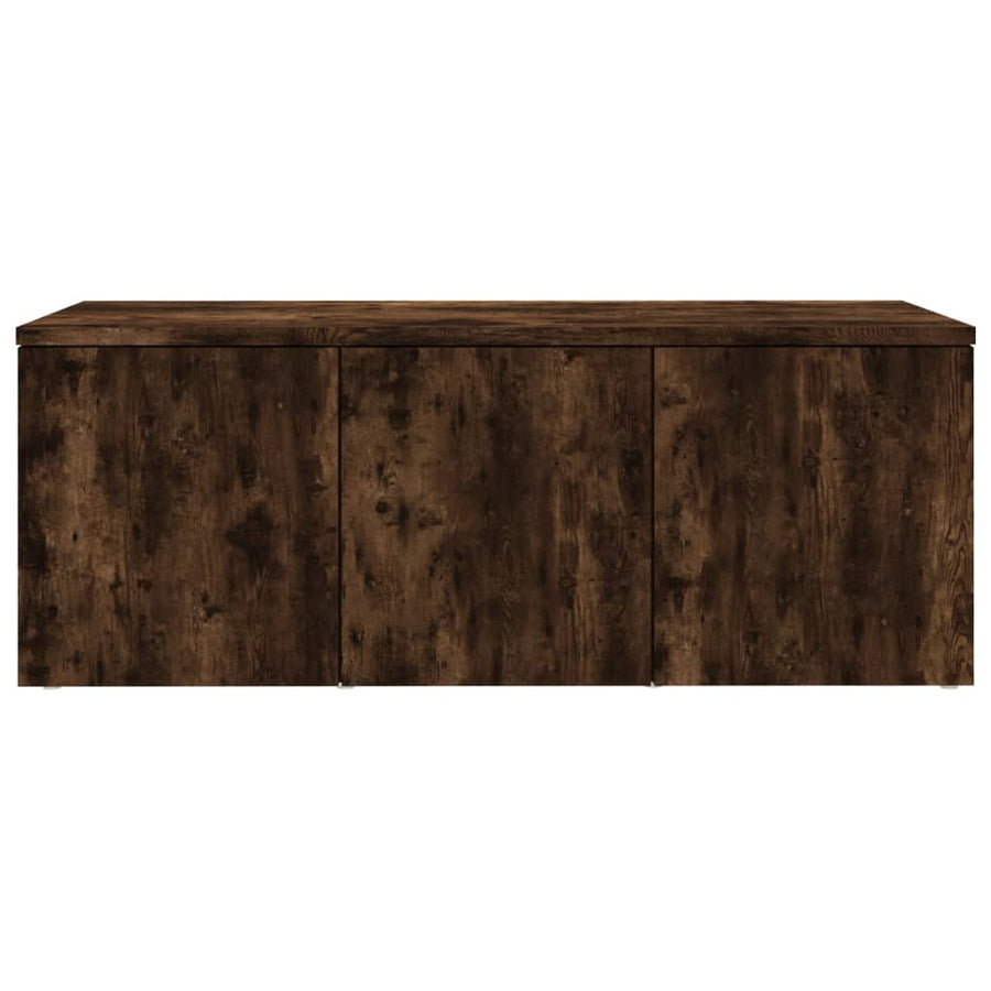 Tv-meubel 80x34x30 cm bewerkt hout gerookt eikenkleurig Gerookt eiken