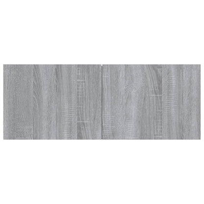 Tv-Meubel 80X30X30 Cm Bewerkt Hout Eikenkleurig 1 Grijs sonoma