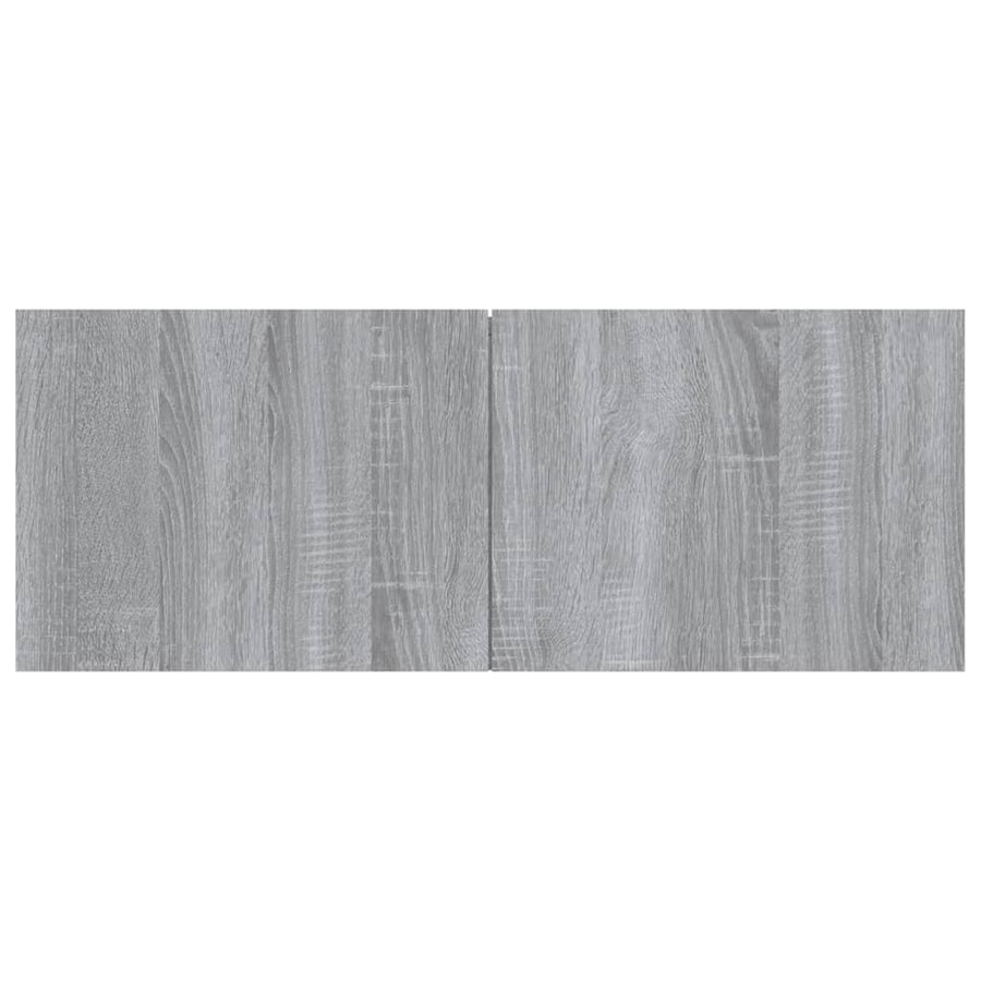 Tv-Meubel 80X30X30 Cm Bewerkt Hout Eikenkleurig 1 Grijs sonoma