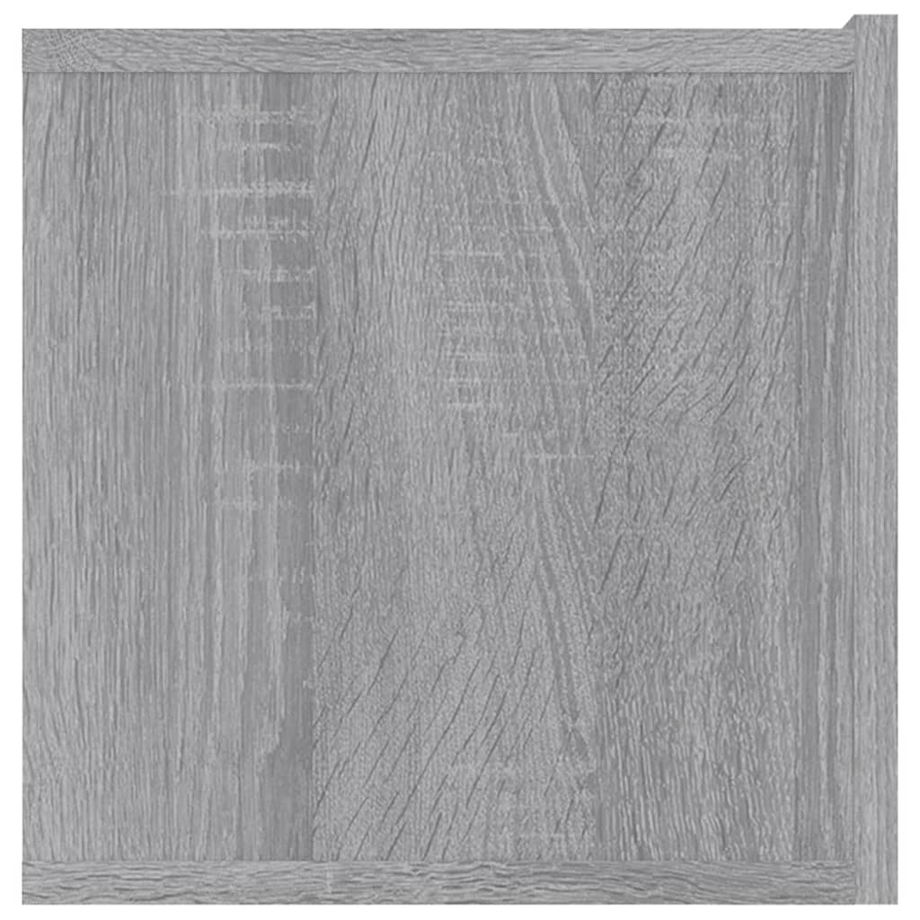 Tv-Meubel 80X30X30 Cm Bewerkt Hout Eikenkleurig 1 Grijs sonoma