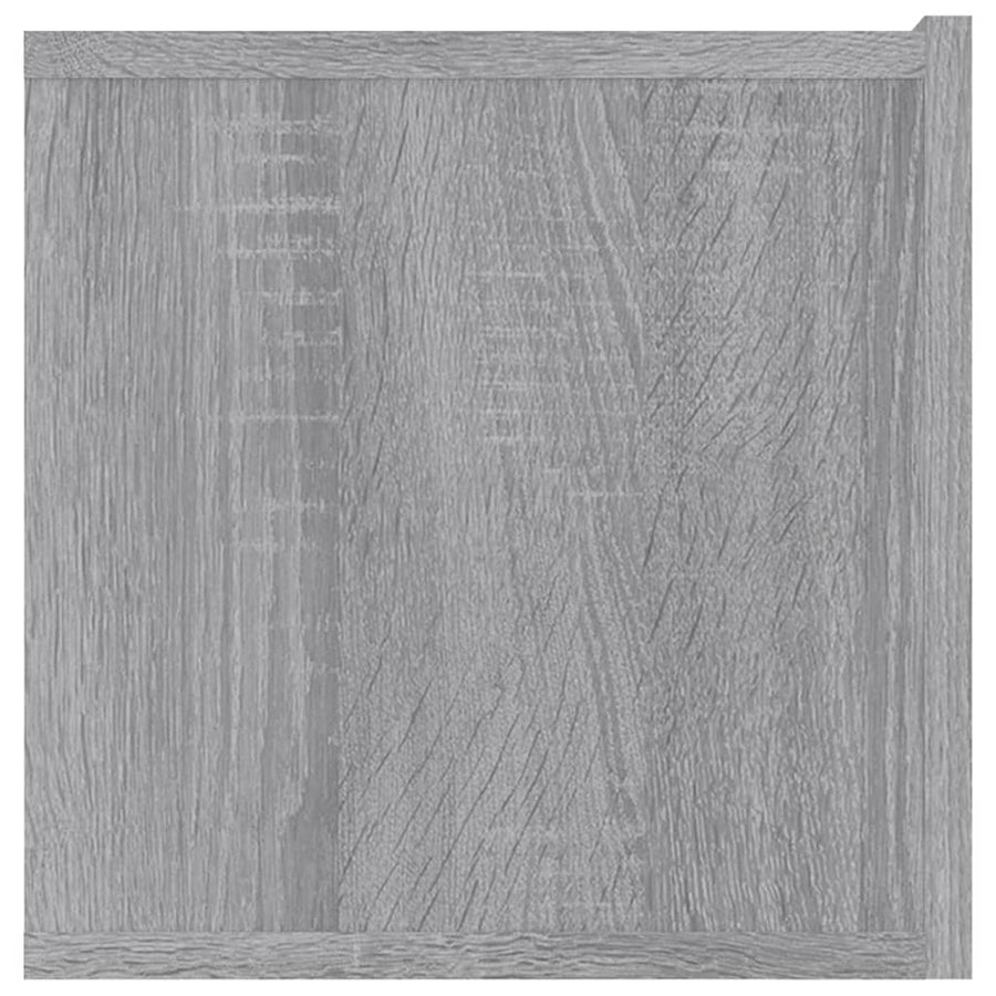 Tv-Meubel 80X30X30 Cm Bewerkt Hout Eikenkleurig 1 Grijs sonoma