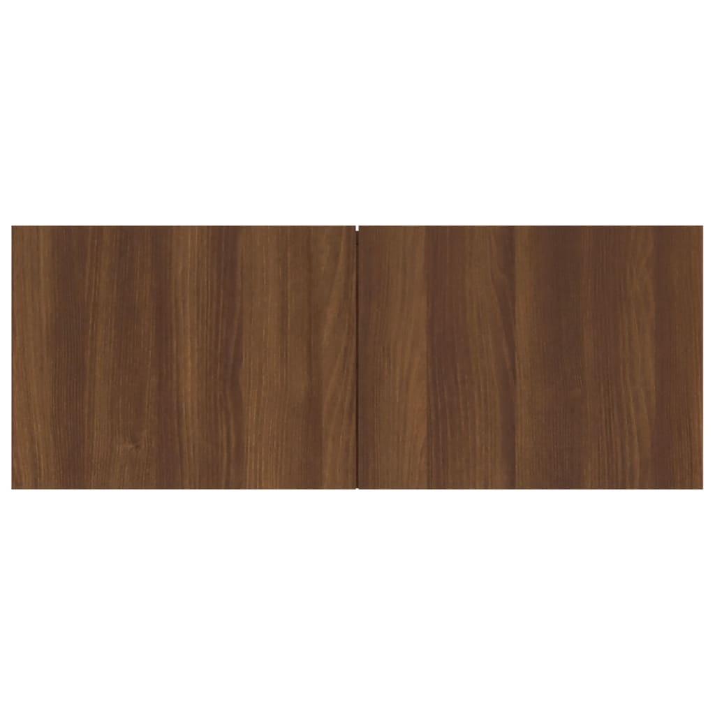Tv-Meubel 80X30X30 Cm Bewerkt Hout Kleurig 1 Bruineiken