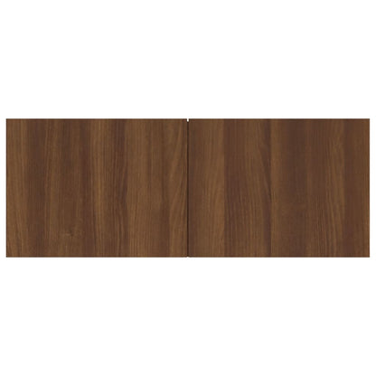 Tv-Meubel 80X30X30 Cm Bewerkt Hout Kleurig 1 Bruineiken