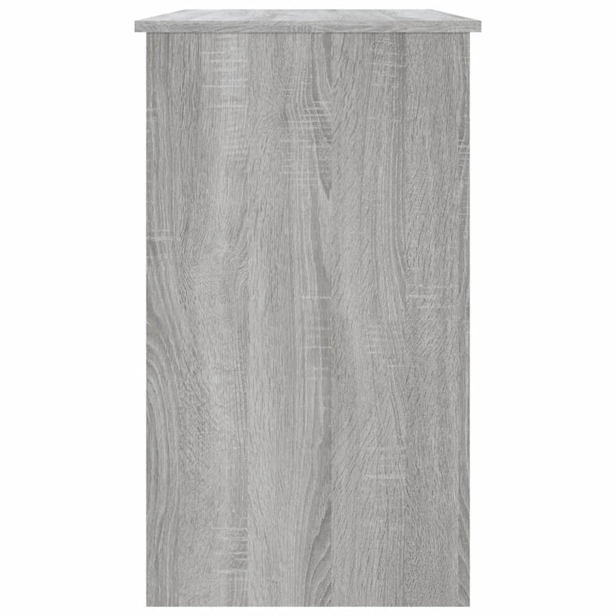 Bureau 90x45x76 cm bewerkt hout grijs sonoma eikenkleurig Grijs sonoma