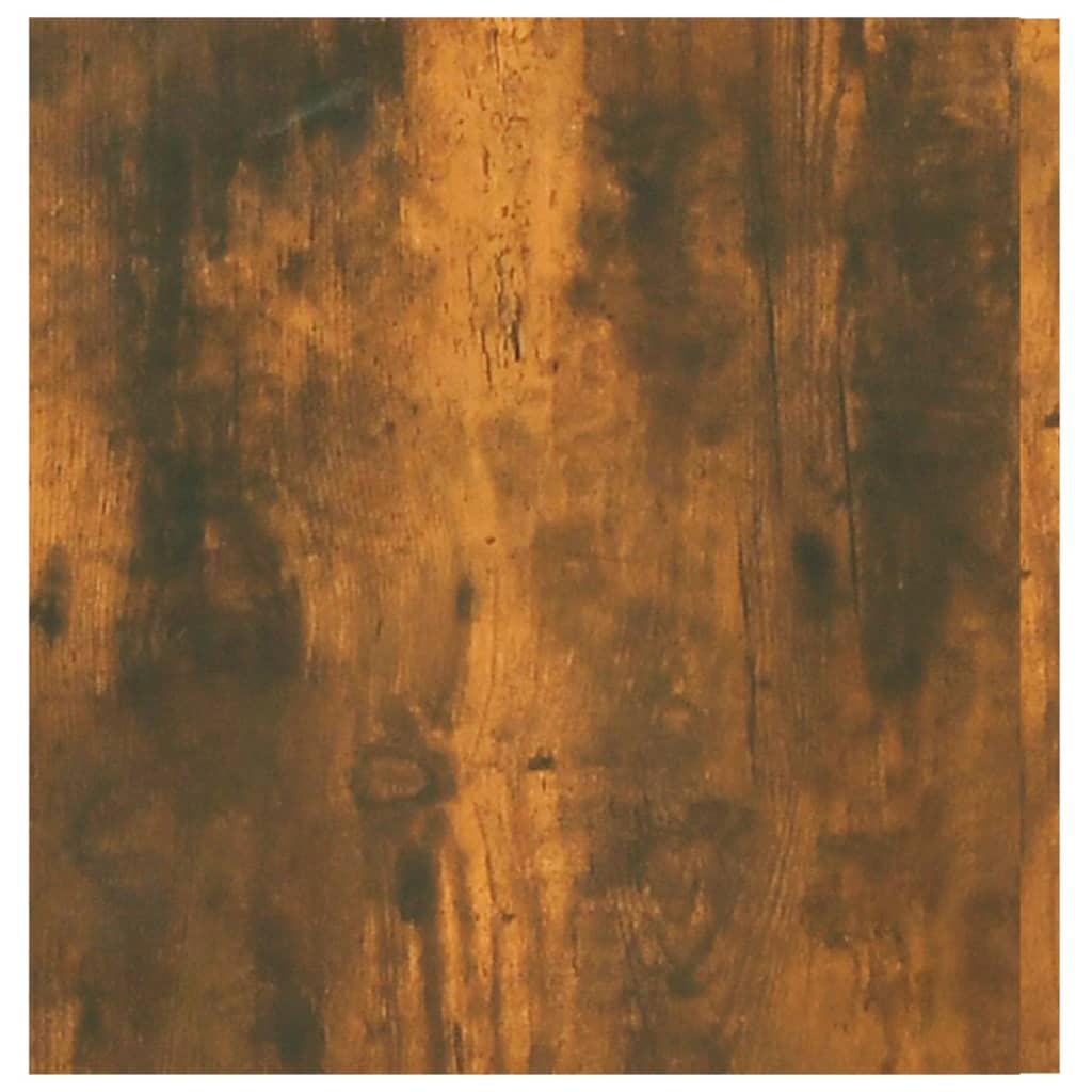 Hangkast 80x39x40 cm bewerkt hout gerookt eikenkleurig Gerookt eiken