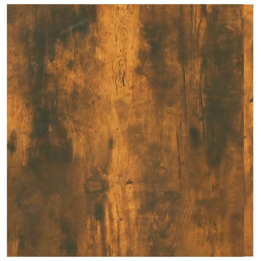 Hangkast 80x39x40 cm bewerkt hout gerookt eikenkleurig Gerookt eiken