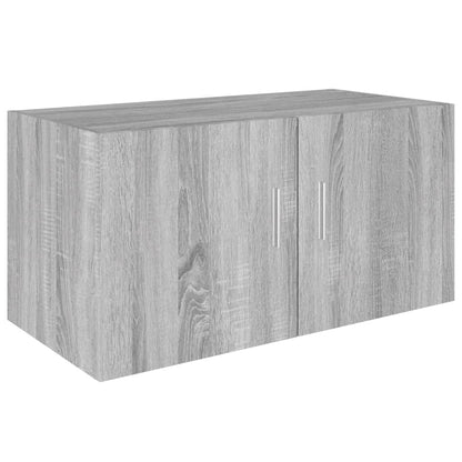 Hangkast 80x39x40 cm bewerkt hout grijs sonoma eikenkleurig Grijs sonoma