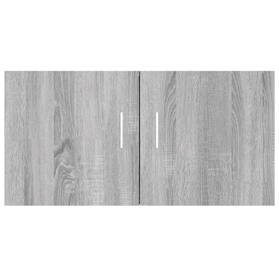 Hangkast 80x39x40 cm bewerkt hout grijs sonoma eikenkleurig Grijs sonoma