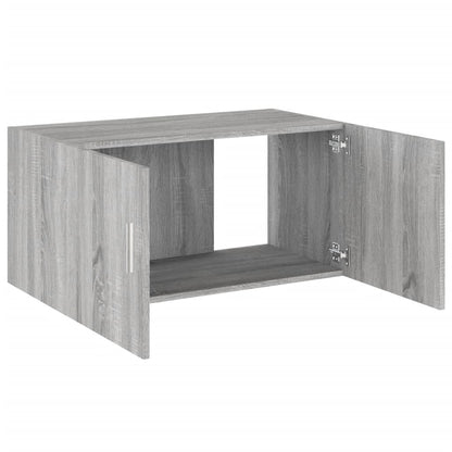 Hangkast 80x39x40 cm bewerkt hout grijs sonoma eikenkleurig Grijs sonoma