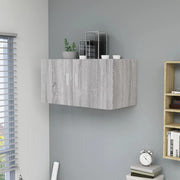 Hangkast 80x39x40 cm grijs sonoma eiken