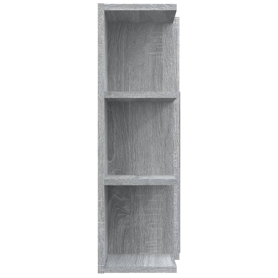 Badkamerspiegelkast 80X20,5X64 Cm Bewerkt Hout Grijs sonoma