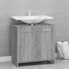 Bathroom cabinet 60x33x60 cm engineered wood grey Sonoma oak