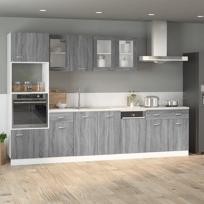 Onderkast Met Lade 40X46X8,5 Cm Bewerkt Hout Grijs Sonoma Onderkast met lade 40 cm