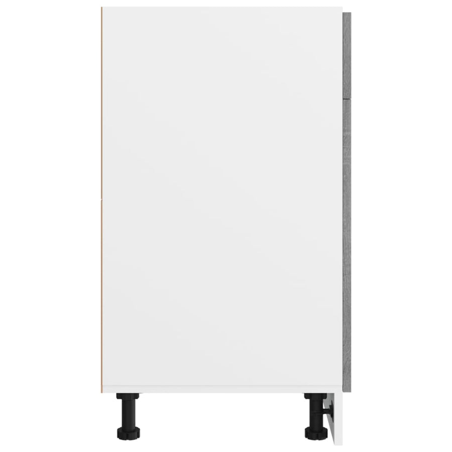 Onderkast Met Lade 40X46X8,5 Cm Bewerkt Hout Grijs Sonoma Onderkast met lade 40 cm