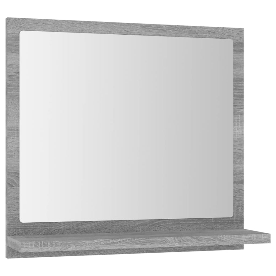 Badkamerspiegel 40X0,5X37 Cm Bewerkt Hout Eiken Grijs sonoma 40 cm