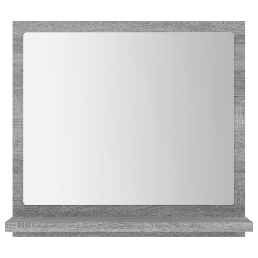 Badkamerspiegel 40X0,5X37 Cm Bewerkt Hout Eiken Grijs sonoma 40 cm