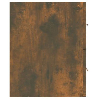 Wastafelkast 60X38,5X48 Cm Bewerkt Hout Kleurig 60 x 38.5 x 48 cm Gerookt eiken