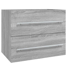 Wastafelkast 60X38,5X48 Cm Bewerkt Hout Eikenkleur 60 x 38.5 x 48 cm Grijs sonoma