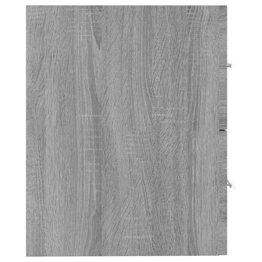 Wastafelkast 60X38,5X48 Cm Bewerkt Hout Eikenkleur 60 x 38.5 x 48 cm Grijs sonoma