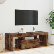 Tv-meubel 120x35x40 cm gerookt eiken led