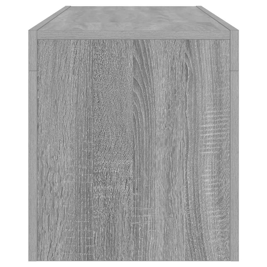 Tv-Meubel Met Led-Verlichting 120X35X40 Cm Grijs Sonoma Eiken