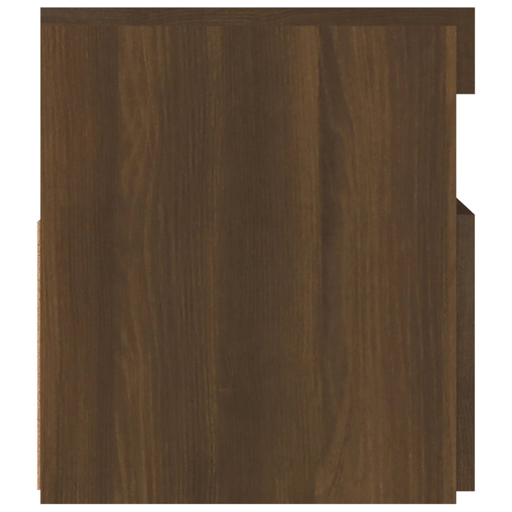 Tv-Meubel Met Led-Verlichting 1 90 x 35 x 40 cm bruin eikenkleur