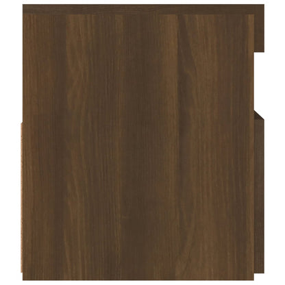 Tv-Meubel Met Led-Verlichting 1 90 x 35 x 40 cm bruin eikenkleur