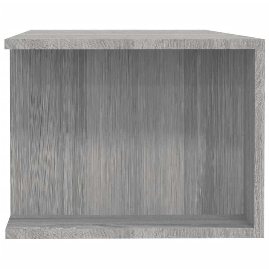 Tv-Meubel Met Led-Verlichting 35X39X30 Cm Eiken Grijs sonoma