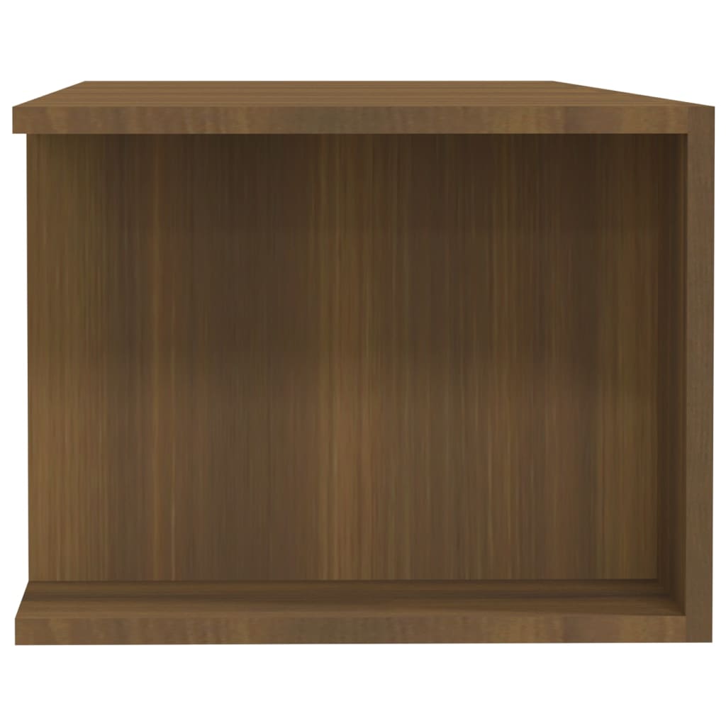 Tv-Meubel Met Led-Verlichting 35X39X30 Cm Bruin Eikenkleur Bruineiken