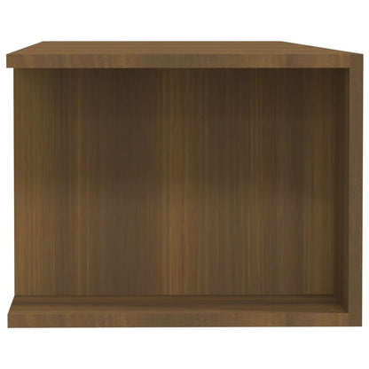 Tv-Meubel Met Led-Verlichting 35X39X30 Cm Bruin Eikenkleur Bruineiken