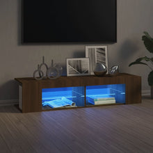 Tv-Meubel Met Led-Verlichting 35X39X30 Cm Bruin Eikenkleur Bruineiken