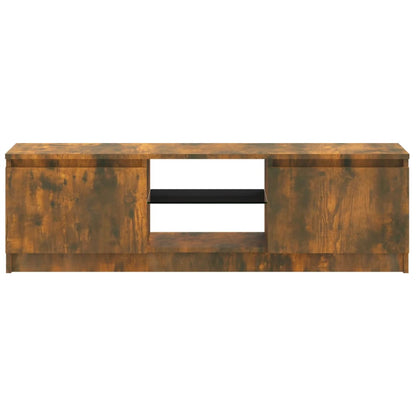 Tv-Meubel Met Led-Verlichting 20X30X35,5 Cm Kleur 120 x 30 x 35.5 cm Gerookt eiken