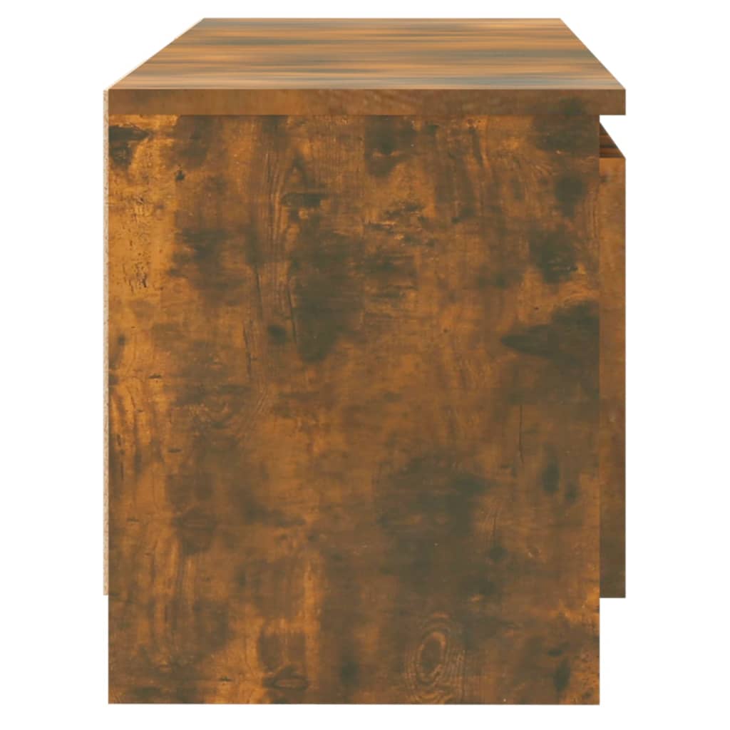 Tv-Meubel Met Led-Verlichting 20X30X35,5 Cm Kleur 120 x 30 x 35.5 cm Gerookt eiken