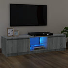 Tv-meubel 120x30x36 cm grijs sonoma eiken