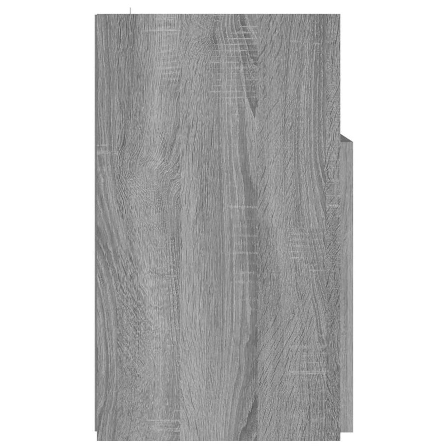 Tv-meubel met LED-verlichting 120x30x50 cm grijs sonoma eiken Grijs sonoma