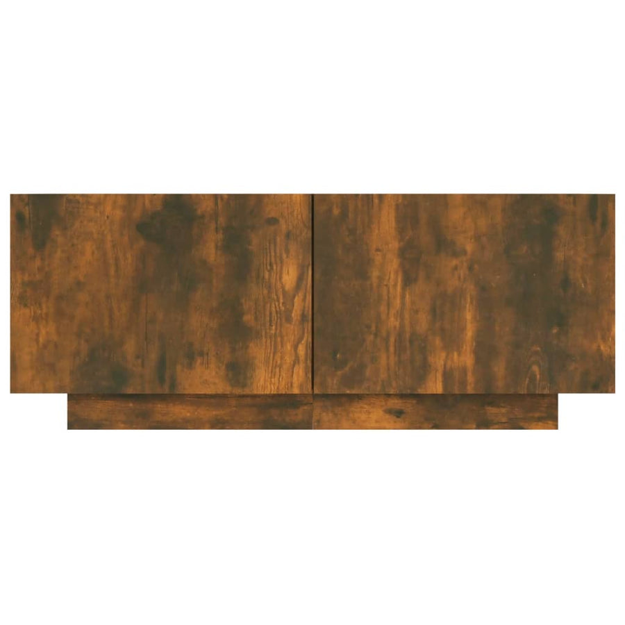 Tv-Meubel 00X35X40 Cm Bewerkt Hout Kleurig Gerookt eiken