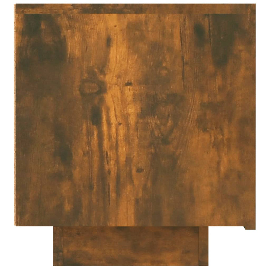Tv-Meubel 00X35X40 Cm Bewerkt Hout Kleurig Gerookt eiken