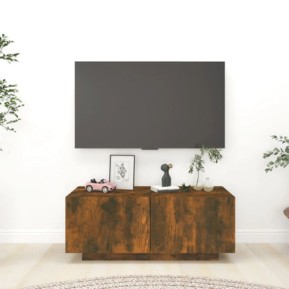Tv-Meubel 00X35X40 Cm Bewerkt Hout Kleurig Gerookt eiken