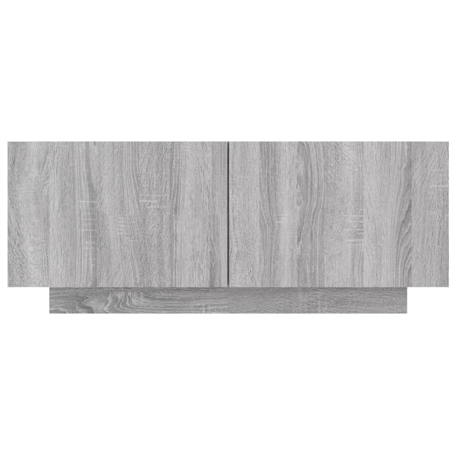 Tv-Meubel 00X35X40 Cm Bewerkt Hout Eikenkleurig Grijs sonoma