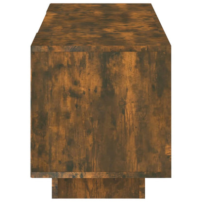 Tv-Meubel Met Led-Verlichting 60X35X40 Cm Kleurig Gerookt eiken