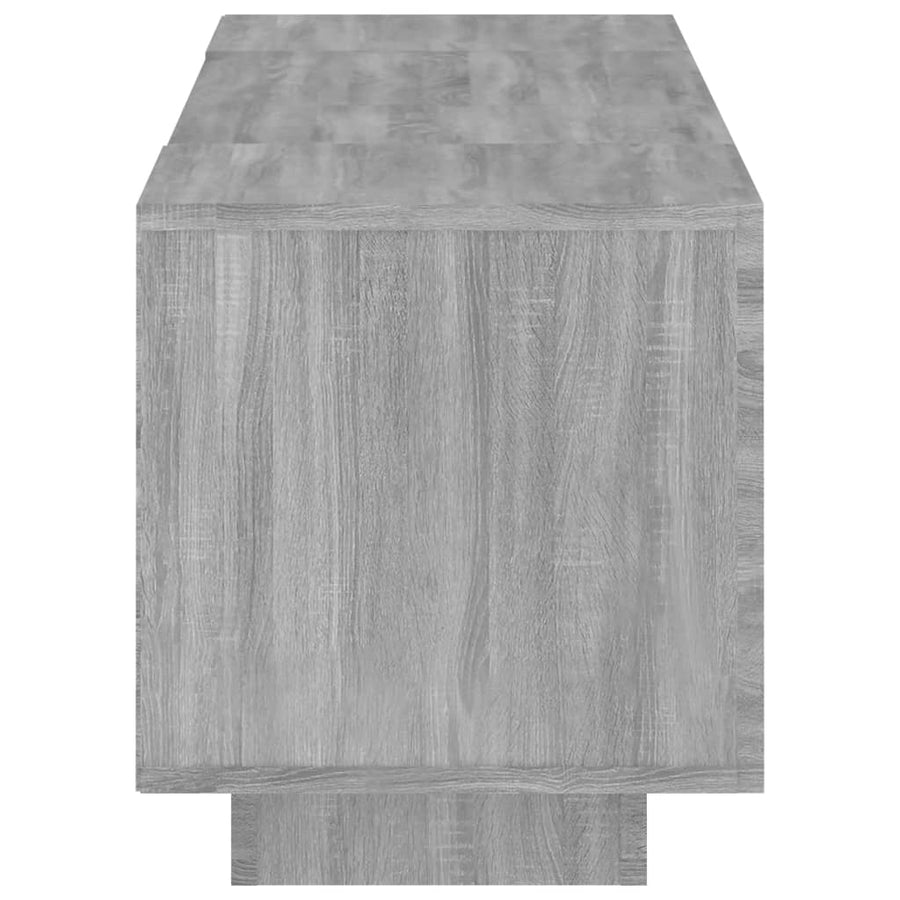 Tv-Meubel Met Led-Verlichting 60X35X40 Cm Eiken Grijs sonoma