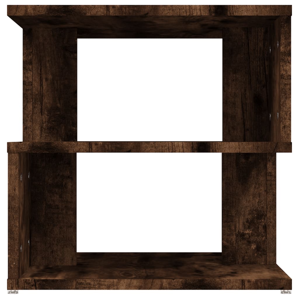 Salontafel 40x40x40 cm bewerkt hout gerookt eikenkleurig Gerookt eiken