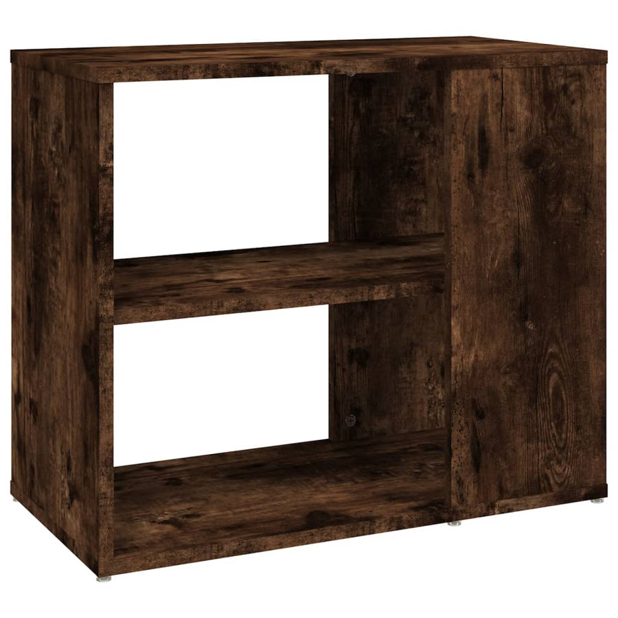 Bijzetkast 60X30X50 Cm Bewerkt Hout Kleurig Gerookt eiken