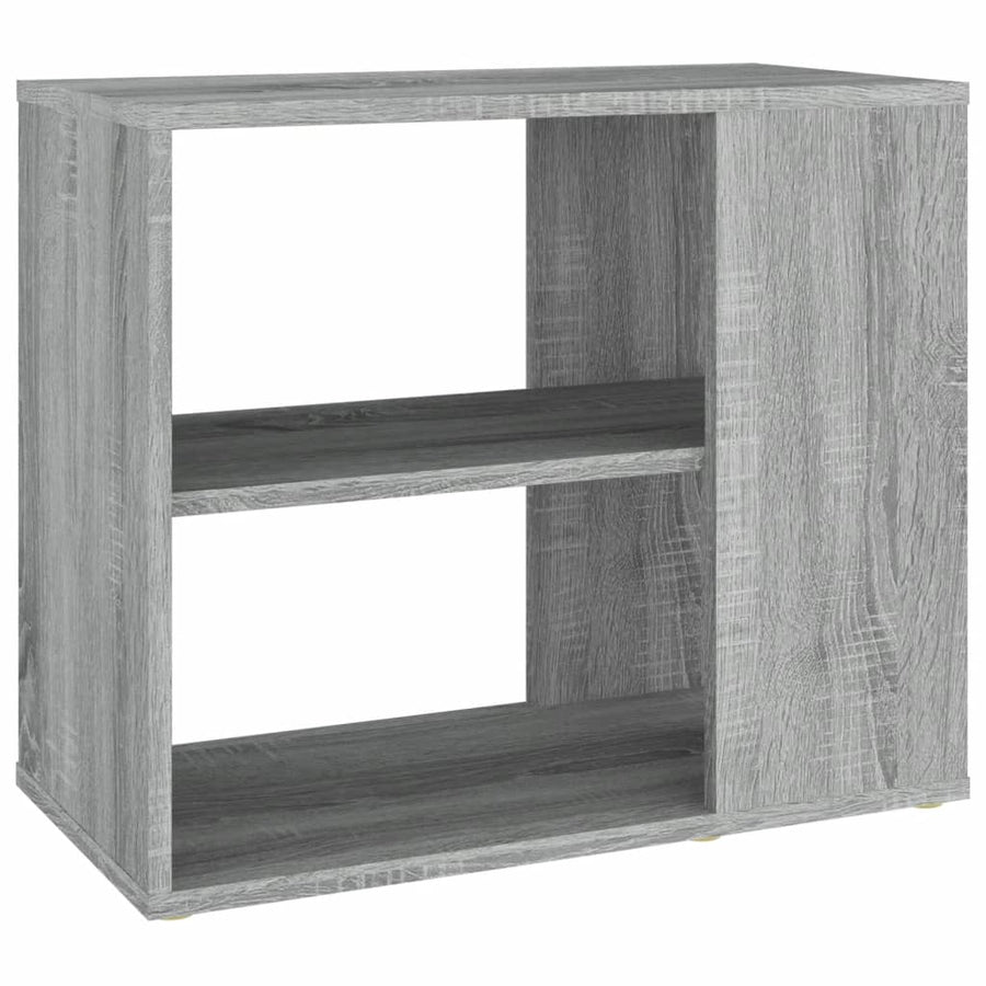 Bijzetkast 60x30x50 cm bewerkt hout grijs sonoma eikenkleurig